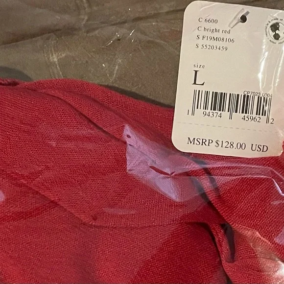 NWT Free People Adella Maxi Slip Bright Red *flawed* see last picture - Picture 7 of 8